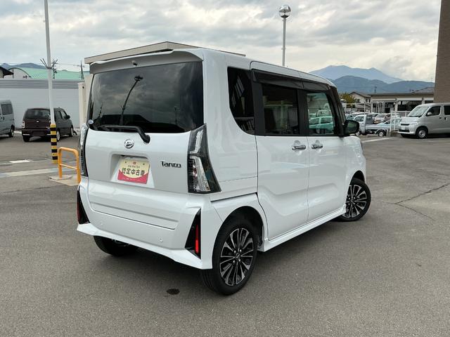タントカスタムＲＳ４ＷＤ　ＣＶＴ　ターボ　純正ナビ　ドライブレコーダー　パノラマモニター　両側電動スライドドア（長野県）の中古車