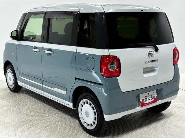 ムーヴキャンバスストライプスＧＣＤチューナー　シートヒーター　オートライト　オートエアコン　ＬＥＤヘッドランプ　ＬＥＤフォグランプ　４ＷＤ（長野県）の中古車