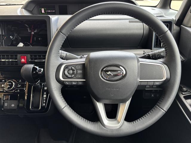 タントカスタムRSターボ オーディオレス USBソケット 両側電動スライドドア ミラクルオープンドア 格納式テーブル 電動格納ミラー LED オートライト プッシュスタート 電動パーキングブレーキ キーフリー スマアシ(長野県)の中古車