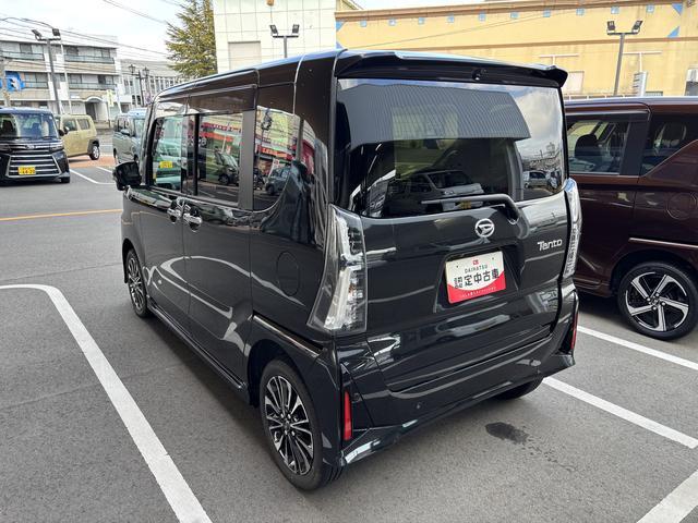 タントカスタムRSターボ オーディオレス USBソケット 両側電動スライドドア ミラクルオープンドア 格納式テーブル 電動格納ミラー LED オートライト プッシュスタート 電動パーキングブレーキ キーフリー スマアシ(長野県)の中古車