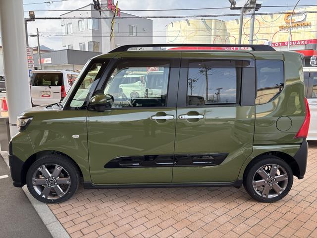 タントファンクロスターボターボ 追従機能 ETC 9インチディスプレイオーディオ バックカメラ Bluetooth 地デジ HDMI、USBソケット 両側電動スライドドア 両側シートヒーター LED キーフリー スマアシ(長野県)の中古車