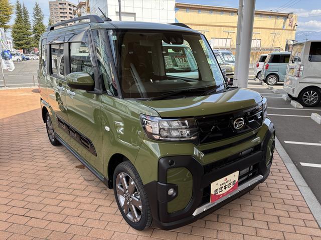 タントファンクロスターボターボ 追従機能 ETC 9インチディスプレイオーディオ バックカメラ Bluetooth 地デジ HDMI、USBソケット 両側電動スライドドア 両側シートヒーター LED キーフリー スマアシ(長野県)の中古車