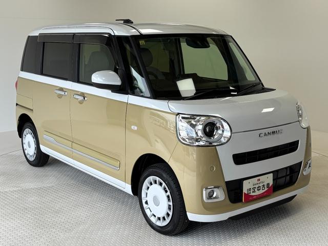 ムーヴキャンバスストライプスＧＣＤチューナー　シートヒーター　両側電動スライドドア　オートライト　オートエアコン　ＬＥＤヘッドランプ　ＬＥＤフォグランプ　４ＷＤ（長野県）の中古車