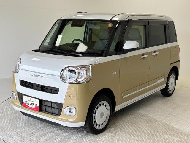 ムーヴキャンバスストライプスＧＣＤチューナー　シートヒーター　両側電動スライドドア　オートライト　オートエアコン　ＬＥＤヘッドランプ　ＬＥＤフォグランプ　４ＷＤ（長野県）の中古車