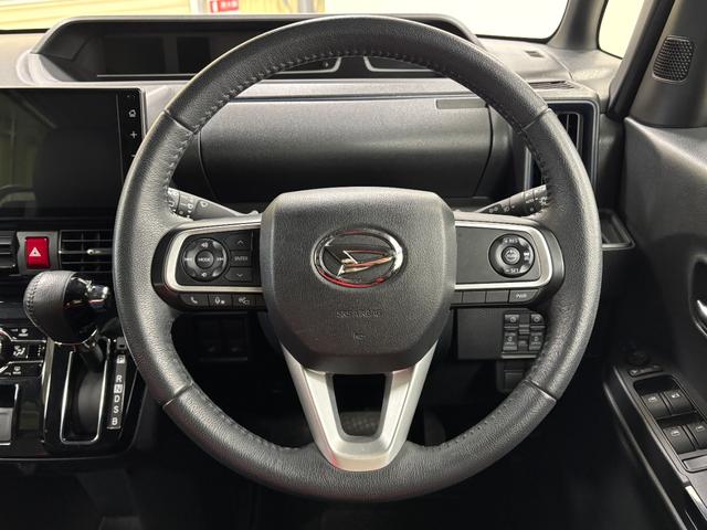 タントカスタムRSターボ 防錆塗装 追従機能 ディスプレイオーディオ パノラマモニター Bluetooth HDMI、USBソケット 両側電動スライドドア 両側シートヒーター LED オートライト キーフリー スマアシ(長野県)の中古車