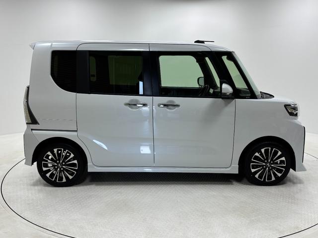 タントカスタムRSターボ 防錆塗装 追従機能 ディスプレイオーディオ パノラマモニター Bluetooth HDMI、USBソケット 両側電動スライドドア 両側シートヒーター LED オートライト キーフリー スマアシ(長野県)の中古車