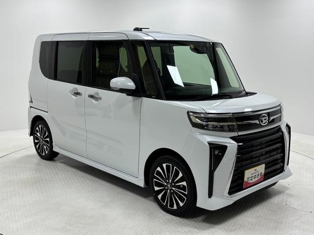 タントカスタムRSターボ 防錆塗装 追従機能 ディスプレイオーディオ パノラマモニター Bluetooth HDMI、USBソケット 両側電動スライドドア 両側シートヒーター LED オートライト キーフリー スマアシ(長野県)の中古車