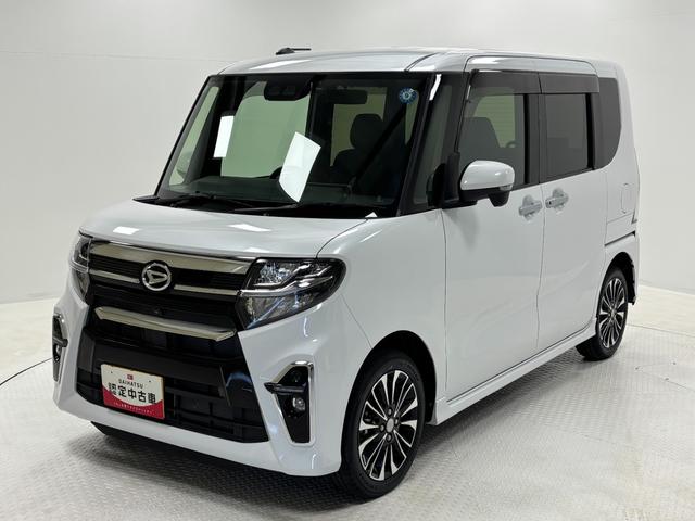 タントカスタムＲＳセレクションターボ　ＥＴＣ　追従機能　純正ナビ　パノラマモニター　後席モニター　Ｂｌｕｅｔｏｏｔｈ　フルセグ　ハンズフリー　ＵＳＢソケット　両側電動スライドドア　両側シートヒーター　ＬＥＤ　オートライト　スマアシ（長野県）の中古車