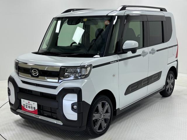 タントファンクロスターボターボ　追従機能　ドラレコ　ＥＴＣ　純正ナビ　パノラマモニター　Ｂｌｕｅｔｏｏｔｈ　フルセグ　両側電動スライドドア　ミラクルオープンドア　ＬＥＤ　オートライト　両側シートヒーター　キーフリー　スマアシ（長野県）の中古車