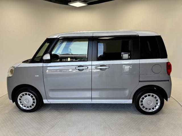 ムーヴキャンバスストライプスX4WD 防錆塗装済み 低走行 CDチューナー LEDヘッドランプ オートライト スマートアシスト スライドドア オートエアコン プッシュスタート キーフリー 電動格納ミラー(長野県)の中古車