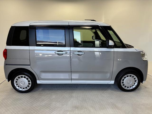 ムーヴキャンバスストライプスX4WD 防錆塗装済み 低走行 CDチューナー LEDヘッドランプ オートライト スマートアシスト スライドドア オートエアコン プッシュスタート キーフリー 電動格納ミラー(長野県)の中古車