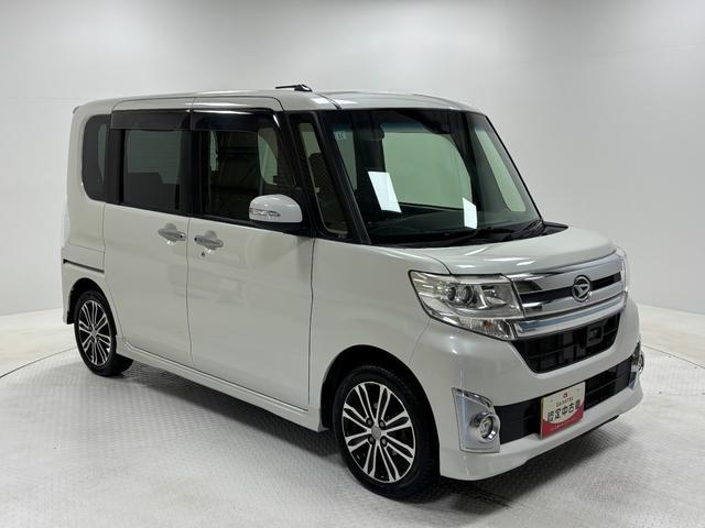 タントカスタムRS トップエディションSAIIターボ 防錆塗装済 CDチューナー USBソケット 両側電動スライドドア ミラクルオープンドア LEDヘッドランプ オートライト フルフラット パンク応急修理キット 電格ミラー キーフリー スマアシ(長野県)の中古車