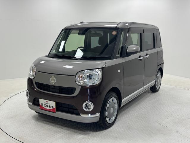 ムーヴキャンバスGブラックアクセントVS SAIIIナビ パノラマモニター Bluetooth ハンズフリー USBソケット ステアリングスイッチ 両側電動スライドドア 運転席側シートヒーター 置きラクボックス LED キーフリー スマアシ(長野県)の中古車