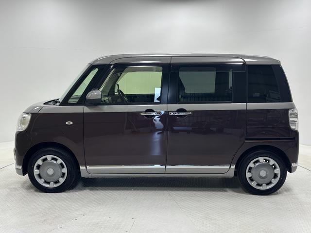 ムーヴキャンバスGブラックアクセントVS SAIIIナビ パノラマモニター Bluetooth ハンズフリー USBソケット ステアリングスイッチ 両側電動スライドドア 運転席側シートヒーター 置きラクボックス LED キーフリー スマアシ(長野県)の中古車