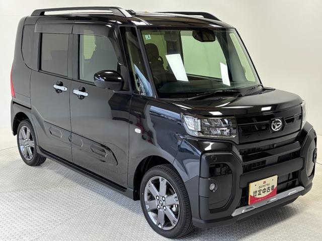 タントファンクロスターボＣＤチューナー　オートエアコン　ＣＶＴ　　オートライト　シートヒーター　両側電動スライドドア　ターボエンジン　ＬＥＤヘッドランプ　ＬＥＤフォグランプ（長野県）の中古車