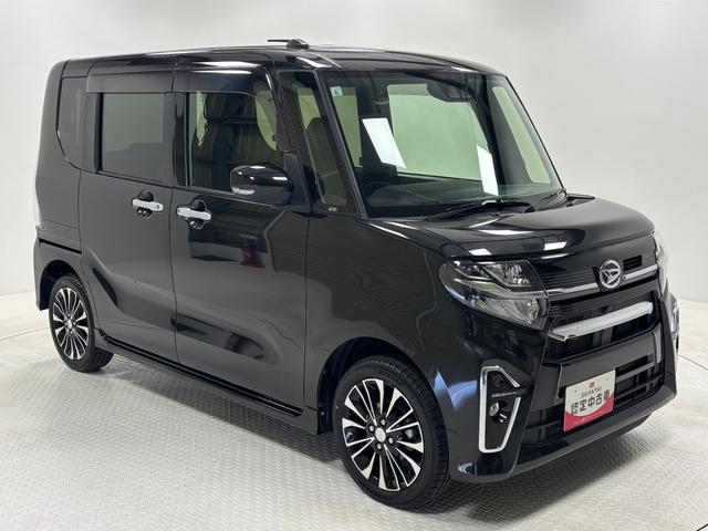 タントカスタムＲＳターボ　ＥＴＣ　追従機能　純正ディスプレイオーディオ　バックカメラ　Ｂｌｕｅｔｏｏｔｈ　ＤＶＤ　ＵＳＢソケット　ステアリングスイッチ　両側電動スライドドア　両側シートヒーター　キーフリー　スマアシ（長野県）の中古車