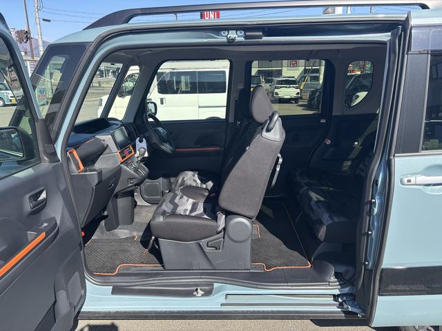 タントファンクロスターボターボ　ＥＴＣ　追従機能　ディスプレイオーディオ　バックカメラ　フルセグ　Ｂｌｕｅｔｏｏｔｈ　ハンズフリー　ＨＤＭＩ、ＵＳＢソケット　両側電動スライドドア　両側シートヒーター　キーフリー　スマアシ（長野県）の中古車