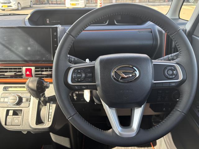 タントファンクロスターボターボ　ＥＴＣ　追従機能　ディスプレイオーディオ　バックカメラ　フルセグ　Ｂｌｕｅｔｏｏｔｈ　ハンズフリー　ＨＤＭＩ、ＵＳＢソケット　両側電動スライドドア　両側シートヒーター　キーフリー　スマアシ（長野県）の中古車