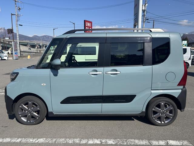 タントファンクロスターボターボ　ＥＴＣ　追従機能　ディスプレイオーディオ　バックカメラ　フルセグ　Ｂｌｕｅｔｏｏｔｈ　ハンズフリー　ＨＤＭＩ、ＵＳＢソケット　両側電動スライドドア　両側シートヒーター　キーフリー　スマアシ（長野県）の中古車