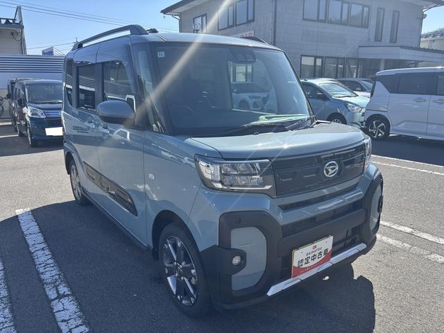 タントファンクロスターボターボ　ＥＴＣ　追従機能　ディスプレイオーディオ　バックカメラ　フルセグ　Ｂｌｕｅｔｏｏｔｈ　ハンズフリー　ＨＤＭＩ、ＵＳＢソケット　両側電動スライドドア　両側シートヒーター　キーフリー　スマアシ（長野県）の中古車