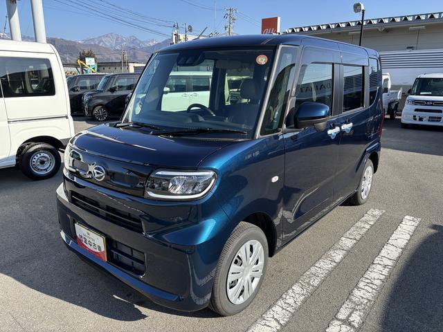 タントXCDチューナー USBソケット 片側電動スライドドア ミラクルオープンドア 両側シートヒーター 電動格納ミラー プッシュスタート 格納式テーブル キーフリー 14インチフルホイールキャップ スマアシ(長野県)の中古車