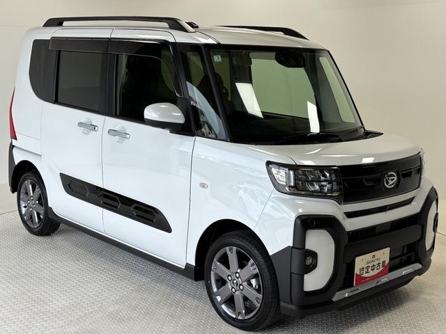 タントファンクロスターボＣＤチューナー　シートヒーター　ＣＶＴ　　オートライト　オートエアコン　ＬＥＤヘッドランプ　ＬＥＤフォグランプ　両側電動スライドドア　ターボエンジン（長野県）の中古車