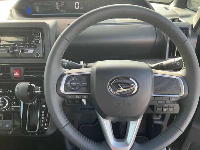 タントカスタムＲＳターボ　防錆塗装済み　ＣＤチューナー　両側電動スライドドア　ミラクルオープンドア　両側シートヒーター　電動パーキングブレーキ　１５インチアルミホイール　プッシュスタート　キーフリー　スマアシ（長野県）の中古車