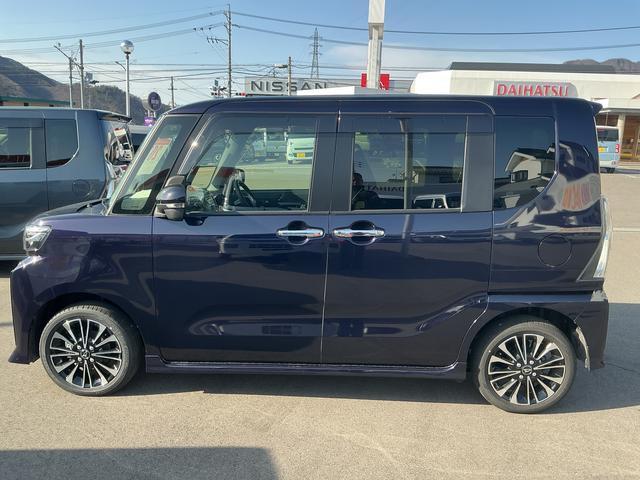 タントカスタムＲＳターボ　防錆塗装済み　ＣＤチューナー　両側電動スライドドア　ミラクルオープンドア　両側シートヒーター　電動パーキングブレーキ　１５インチアルミホイール　プッシュスタート　キーフリー　スマアシ（長野県）の中古車