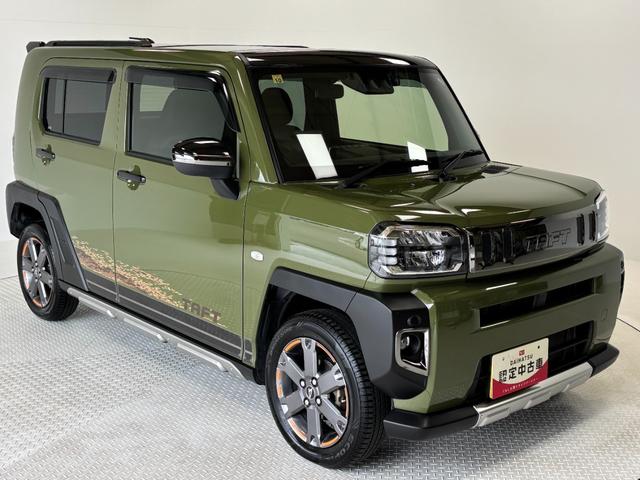 タフトＧターボ　４ＷＤ　ナビ　ドラレコ前後　クルコン　エンスタカーナビ　バックカメラ　ドラレコ　ＥＴＣ　シートヒーター　ターボエンジン　クルーズコントロール　オートエアコン　オートライト　ＬＥＤヘッドランプ　ＬＥＤフォグランプ　ＣＶＴ　リモコンエンジンスターター（長野県）の中古車