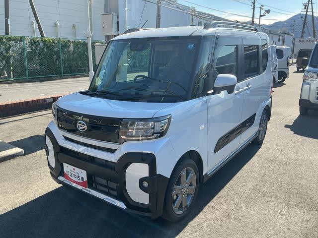 タントファンクロスターボターボ オーディオレス USBソケット 両側電動スライドドア ミラクルオープンドア 両側シートヒーター 格納式テーブル 電動格納ミラー 電動パーキングブレーキ LED キーフリー スマアシ(長野県)の中古車