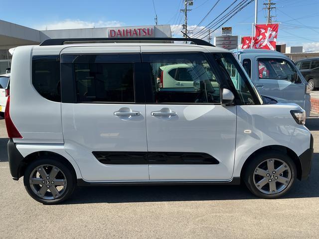 タントファンクロスターボターボ オーディオレス USBソケット 両側電動スライドドア ミラクルオープンドア 両側シートヒーター 格納式テーブル 電動格納ミラー 電動パーキングブレーキ LED キーフリー スマアシ(長野県)の中古車