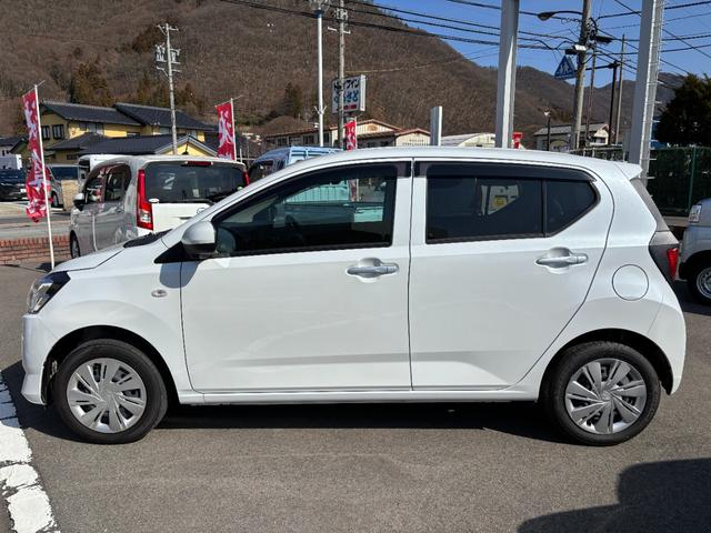 ミライースＸ　ＳＡIIIオーディオレス　マニュアルエアコン　オートライト　コーナーセンサー　電動格納ミラー　センターフロアトレイ　ＬＥＤヘッドランプ　１３インチフルホイールキャップ　キーレスエントリー　スマートアシスト（長野県）の中古車