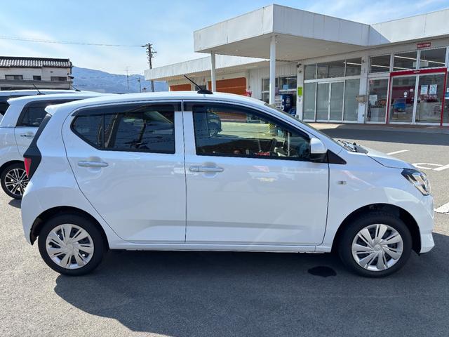 ミライースＸ　ＳＡIIIオーディオレス　マニュアルエアコン　オートライト　コーナーセンサー　電動格納ミラー　センターフロアトレイ　ＬＥＤヘッドランプ　１３インチフルホイールキャップ　キーレスエントリー　スマートアシスト（長野県）の中古車