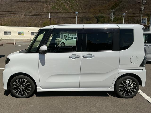 タントカスタムRSターボ 追従機能 ETC ドラレコ 純正ナビ パノラマモニター Bluetooth ハンズフリー フルセグ USBソケット 両側電動スライドドア 両側シートヒーター 格納式テーブル LED スマアシ(長野県)の中古車