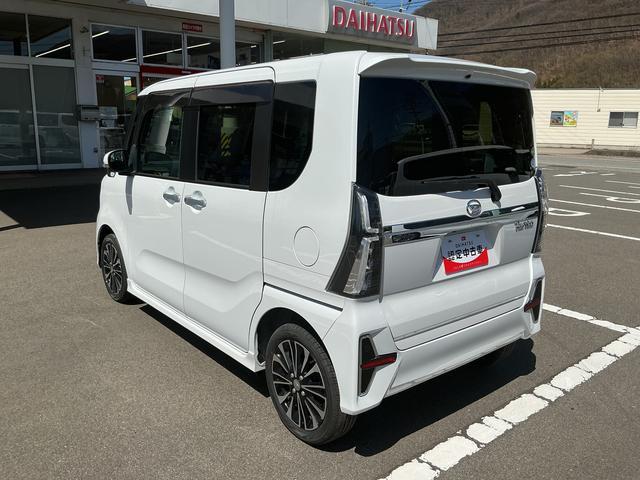 タントカスタムRSターボ 追従機能 ETC ドラレコ 純正ナビ パノラマモニター Bluetooth ハンズフリー フルセグ USBソケット 両側電動スライドドア 両側シートヒーター 格納式テーブル LED スマアシ(長野県)の中古車