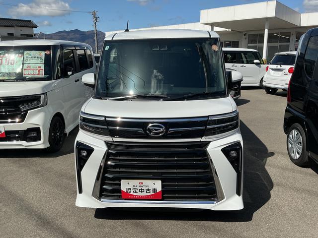 タントカスタムＸオーディオレス　ＵＳＢソケット　両側電動スライドドア　ミラクルオープンドア　両側シートヒーター　格納式テーブル　電動格納ミラー　ＬＥＤ　オートライト　プッシュスタート　キーフリー　スマアシ（長野県）の中古車