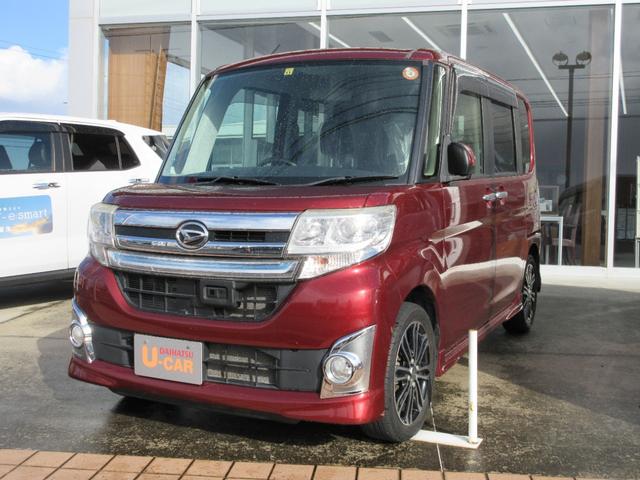 タントカスタムｒｓ ｓａワンオーナー ｌｅｄヘッドライト プッシュボタンスタート スマートキー 両側パワースライドドア ナビゲーション 純正アルミ ターボ 衝突回避支援システム搭載車 島根県 の中古車情報 ダイハツ公式 U Catch