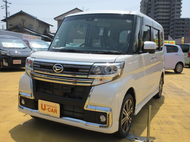 タントカスタムRS トップエディションSAIILEDヘッドライト 両側パワースライドドア ターボ車 ワンオーナーカー 純正アルミホイール キーフリー 記録簿記 衝突回避支援ブレーキ機能(島根県)の中古車