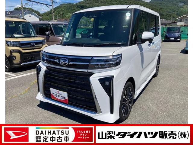 タントカスタムＲＳ ２ＷＤ 純正１０インチナビ 前後ドラレコ付き