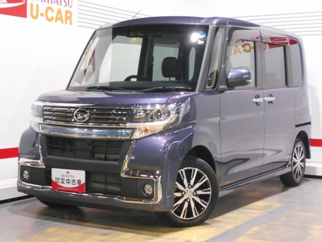 タントカスタムＸ　トップエディションＳＡ３　４ＷＤ　純正ナビ装着２０１８年モデル　ダイハツ純正ワイドダイヤトーンサウンドメモリーナビ　ドライブレコーダー　バックモニター　ＴＶコントロールキット装着車（福井県）の中古車