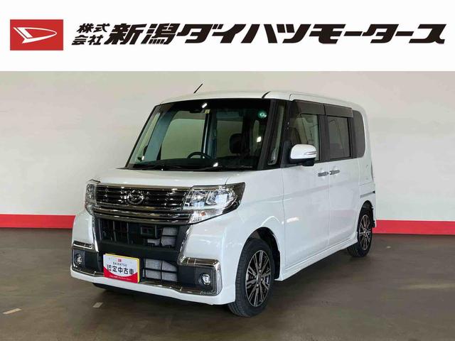 タントカスタムＸ　トップエディションＳＡII（車内　消臭・抗菌　処理済）　衝突被害軽減システム　片側パワースライドドア　バックカメラ　アルミホイール　キーフリーシステム（新潟県）の中古車