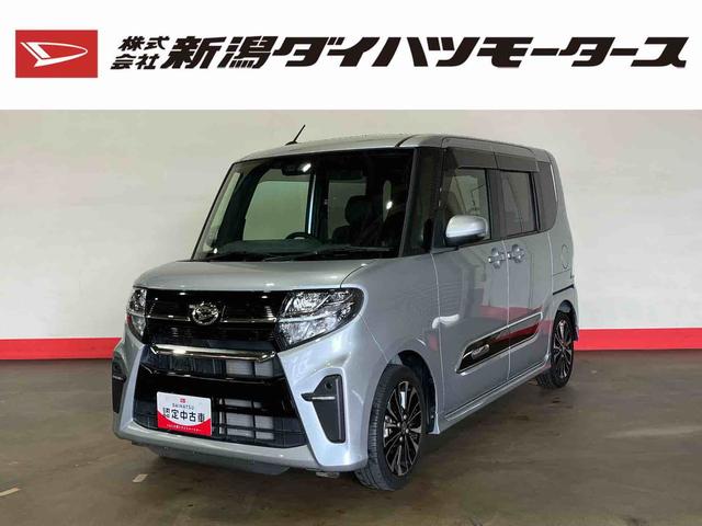 タントカスタムＲＳ（車内　消臭・抗菌　処理済）　衝突被害軽減システム　両側パワースライドドア　ナビ　バックカメラ　アルミホイール　キーフリーシステム（新潟県）の中古車