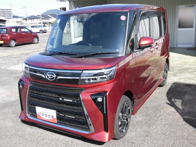 タントカスタムＸＬＥＤヘッドライト　両側パワースライドドア　クリアランスソナー　禁煙車　記録簿　認定中古車　レーンアシスト　オートマチックハイビーム　衝突回避支援システム搭載車（島根県）の中古車