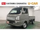 １年保証距離無制限　車検整備付　走行距離１０５７９キロ　４ＷＤ　ＭＴ車　ＣＤチューナー　荷台作業灯　純正フロアマット　オートライト（埼玉県）の中古車