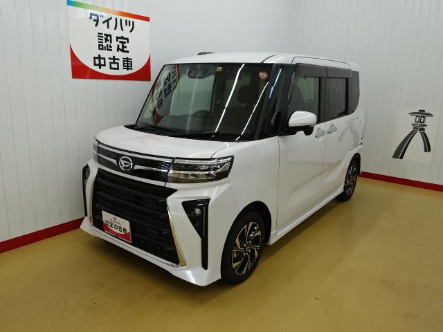 タントカスタムＸ１０インチナビ　オートエアコン　シートヒーター　両側パワースライドドア（石川県）の中古車