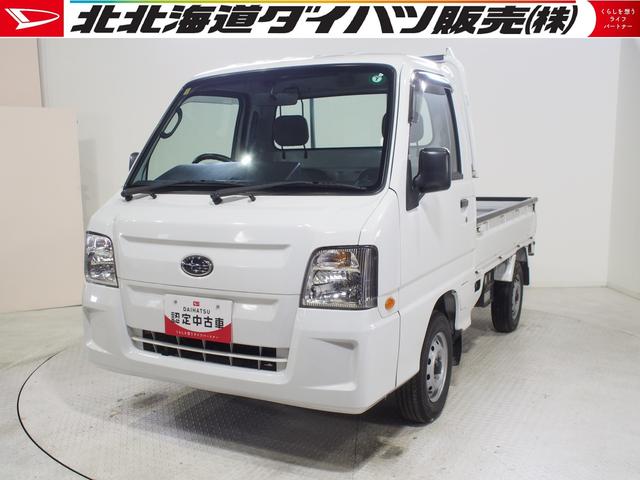 サンバートラックＴＢパートタイム４ＷＤ　ＥＬつき５速マニュアルシフト　エアコンレス　パワステレス　ＡＭ／ＦＭラジオ　荷台ゴムマット　ゲートプロテクター（北海道）の中古車