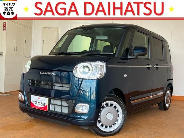 ムーヴキャンバスセオリーＧ★残価型クレジット対象車★　届出済未使用車・両側電動スライドドア・コーナーセンサー・プッシュボタンスタート・ステアリングスイッチ・キーフリー・シートヒーター・バックカメラ対応・パワーウィンドウ（佐賀県）の中古車