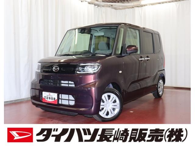 タントＸ届出済未使用車　禁煙車　片側電動両側スライドドア　スマートキー　アイドリングストップ　オートライト　オートマチックハイビーム　ＬＥＤヘッドランプ　シ−トヒ−タ−　盗難警報装置　整備記録簿（長崎県）の中古車