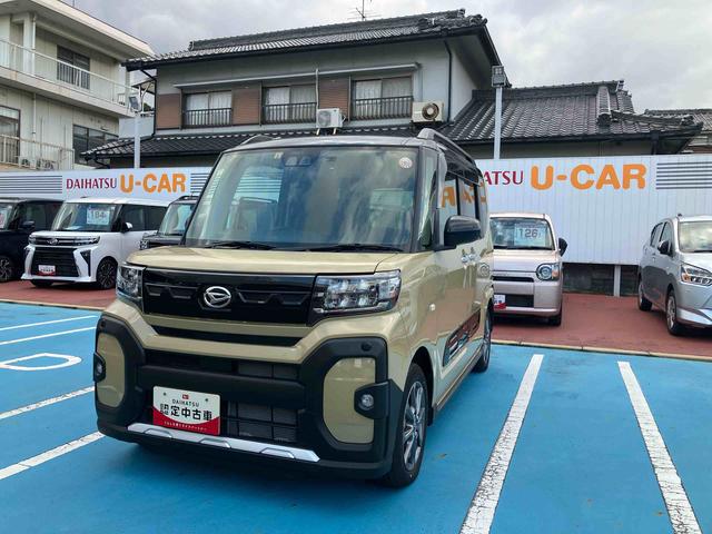 タントファンクロスナビＴＶ　軽減ブレーキ　スマ−トキ−　ＡＨＢ　禁煙　キーレスキー　車線逸脱警報　アルミホイール　ＡＢＳ　エアバッグ　ワンオーナー　記録簿（山口県）の中古車