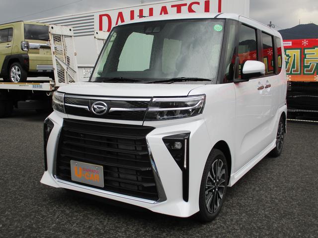 タントカスタムＲＳＲ６年式　届出済み未使用車　４ｋｍ　両側パワースライドドア　キーフリー（福岡県）の中古車